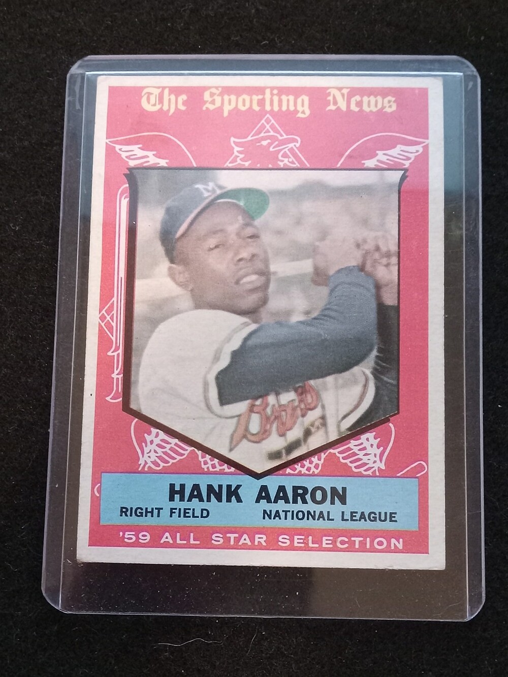 Hank Aaron '59 All Star Selection Baseball Card
